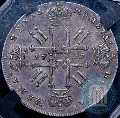 Фото 1 рубль 1727 года  "Московский тип"