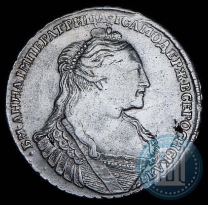 Фото 1 рубль 1734 года  "Тип 1735 года"