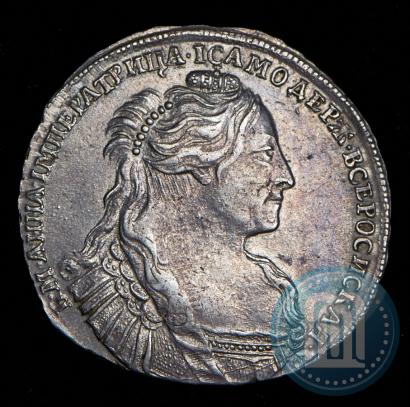 Фото Полтина 1734 года  "Тип 1735 года"