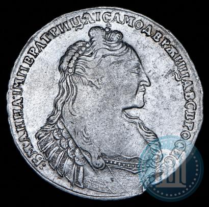 Фото 1 рубль 1736 года  "Тип 1735 года"