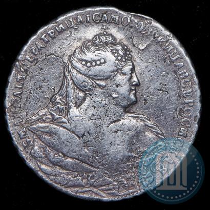 Фото 1 рубль 1739 года  "Московский тип"