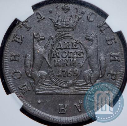 Picture 2 kopecks 1769 year КМ 