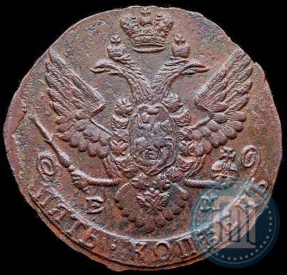 Picture 5 kopecks 1788 year ЕМ 