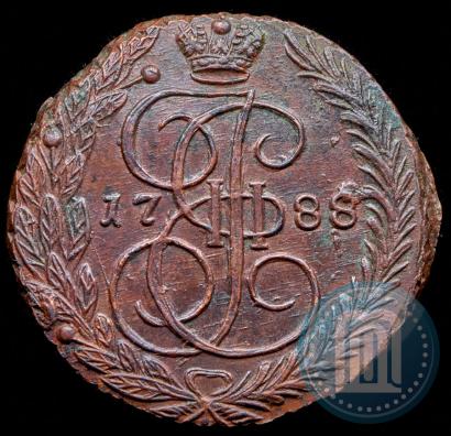 Picture 5 kopecks 1788 year ЕМ 