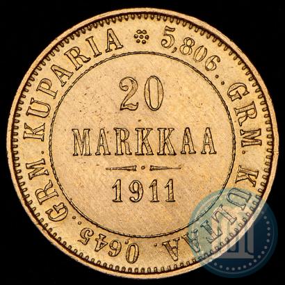 Picture 20 markkaa 1911 year L 