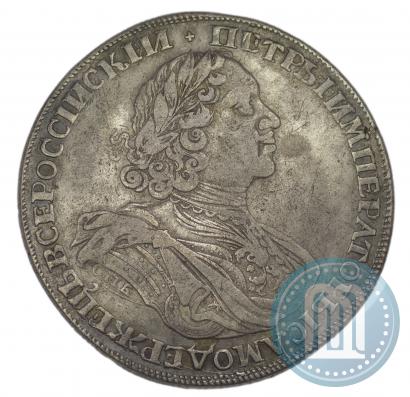 Фото 1 рубль 1725 года СПБ "Солнечный в латах"