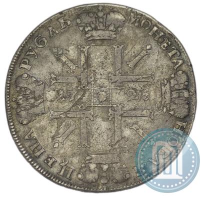 Фото 1 рубль 1725 года СПБ "Солнечный в латах"