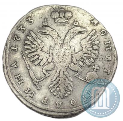 Фото Полтина 1733 года  