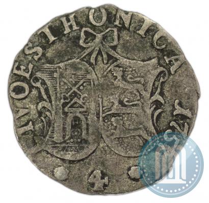 Фото 4 копейки 1757 года  "Ливонез"