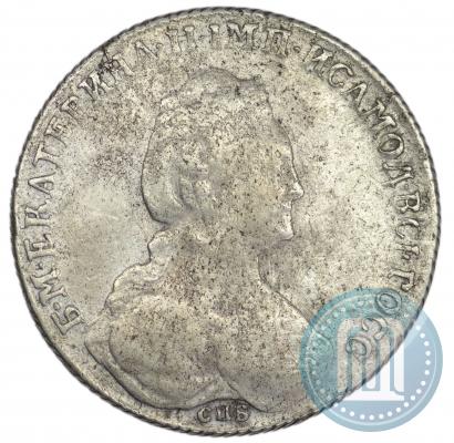 Фото 1 рубль 1780 года СПБ-ИЗ 