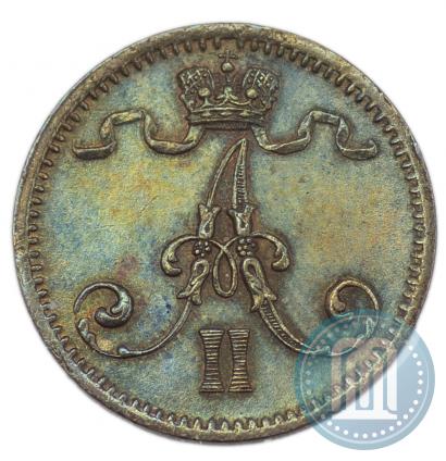 Фото 1 пенни 1873 года  