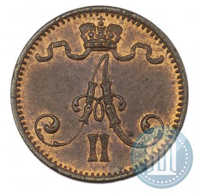 Фото 1 пенни 1875 года  