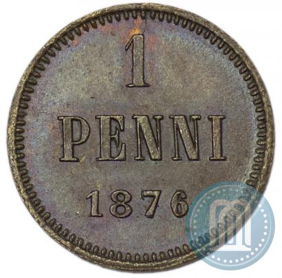 Фото 1 пенни 1876 года  