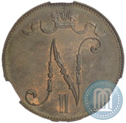 Фото 5 пенни 1901 года  