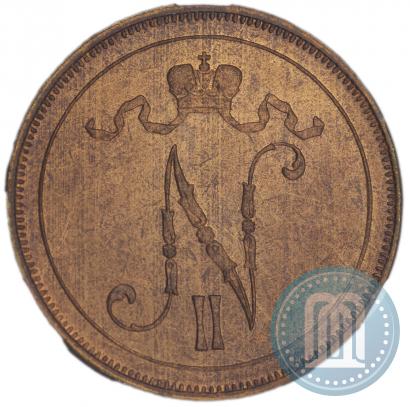 Фото 10 пенни 1909 года  