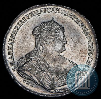 Фото 1 рубль 1738 года СПБ "Петербургский тип"