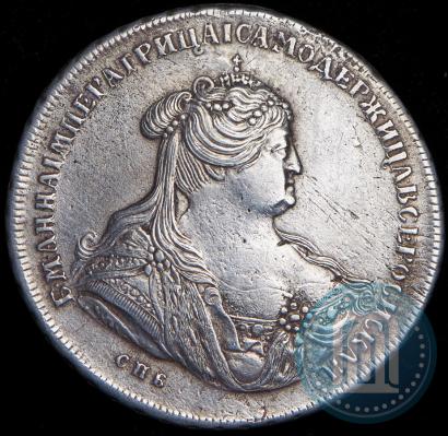 Фото 1 рубль 1739 года СПБ "Петербургский тип"