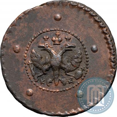 Фото 5 копеек 1727 года КД 