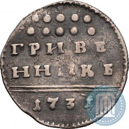 Фото Гривенник 1731 года  