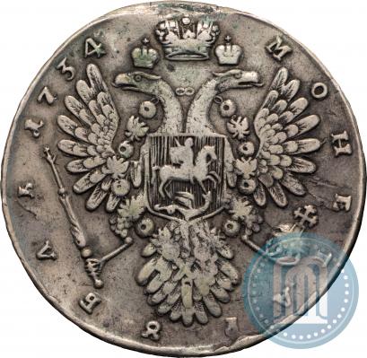 Фото 1 рубль 1734 года  "Тип 1734 года"