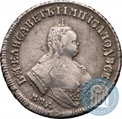Фото Полуполтинник 1750 года ММД 