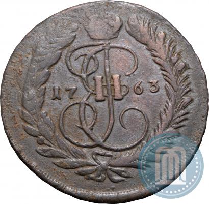 Фото 2 копейки 1763 года ММ 