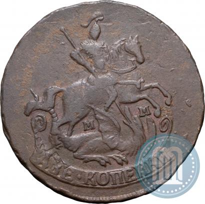 Фото 2 копейки 1766 года ММ 