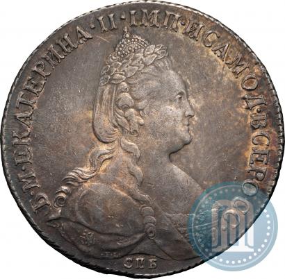 Фото 1 рубль 1783 года СПБ-ИЗ 