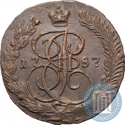 Фото 5 копеек 1787 года ЕМ 