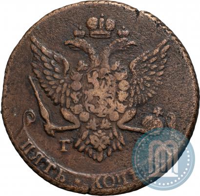 Фото 5 копеек 1787 года ТМ 