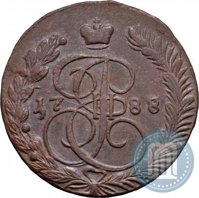 Фото 5 копеек 1788 года ЕМ 