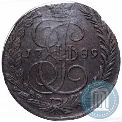 Фото 5 копеек 1789 года ЕМ 