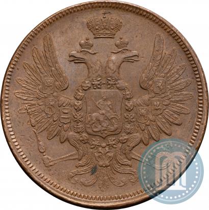 Фото 5 копеек 1858 года ЕМ "Тип 1849-1857"