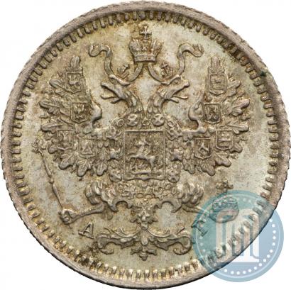 Фото 5 копеек 1883 года СПБ-АГ 