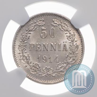 Фото 50 пенни 1914 года S 