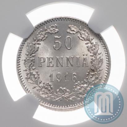 Фото 50 пенни 1916 года S 