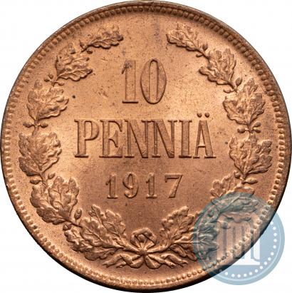 Фото 10 пенни 1917 года  
