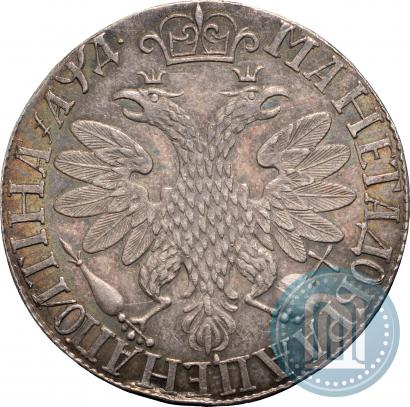 Фото Полтина 1704 года  "Портрет работы Ф. Алексеева"