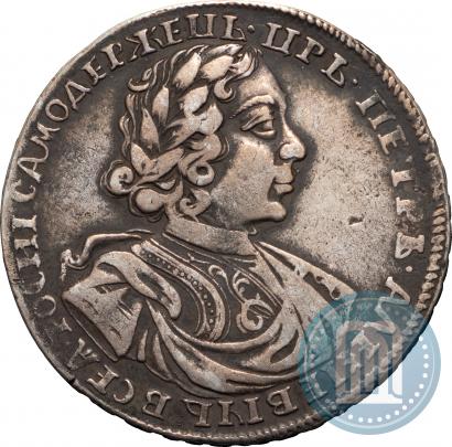 Фото Полтина 1719 года L "Портрет в латах"