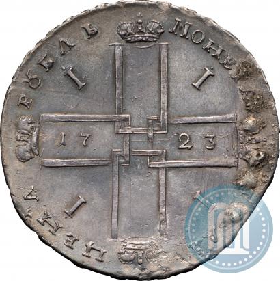 Фото 1 рубль 1723 года OK "Портрет в горностаевой мантии"