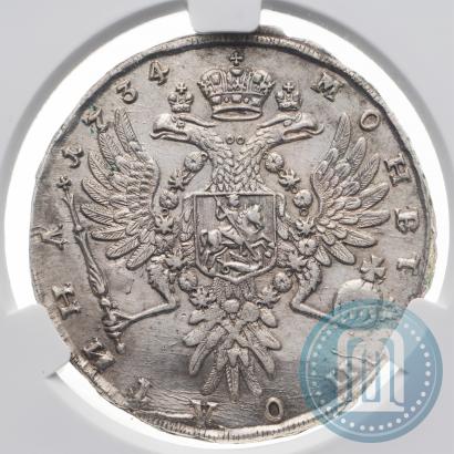 Фото Полтина 1734 года  "Тип 1735 года"