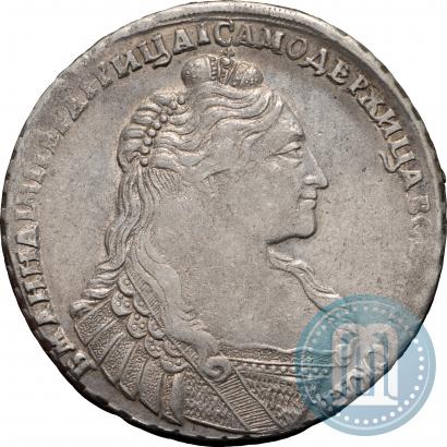 Фото 1 рубль 1737 года  "Тип 1735 года"