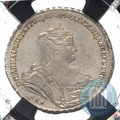 Фото 1 рубль 1738 года СПБ "Петербургский тип"