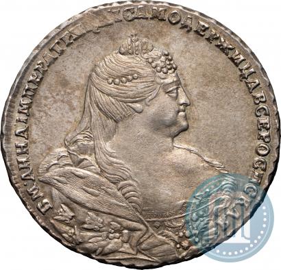 Фото 1 рубль 1738 года  "Московский тип"