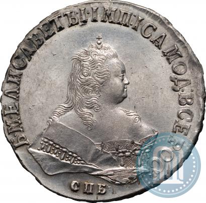 Picture 1 rouble 1751 year СПБ-IМ 