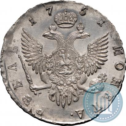Picture 1 rouble 1751 year СПБ-IМ 