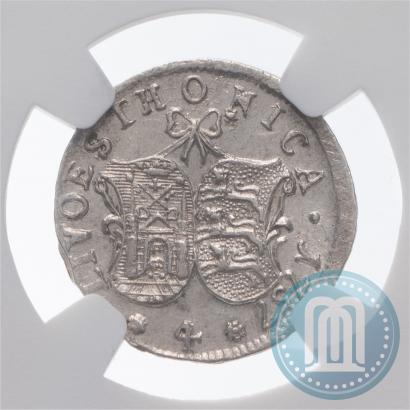 Фото 4 копейки 1757 года  "Ливонез"
