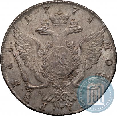 Фото 1 рубль 1774 года СПБ-ФЛ 
