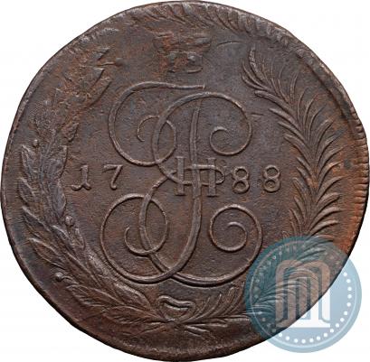 Фото 5 копеек 1788 года ММ 