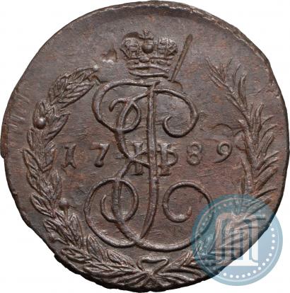 Фото 1 копейка 1789 года ЕМ 